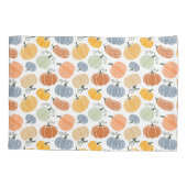 Farbenfrohe Pumpkin Gourd Pattern Kissenbezug (Rückseite)