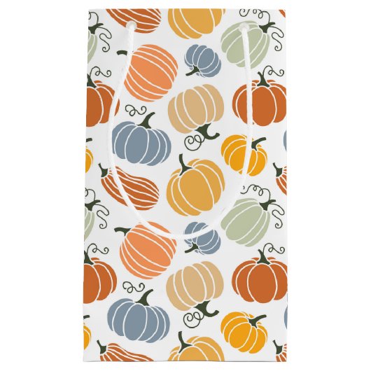 Farbenfrohe Pumpkin Gourd Pattern Kleine Geschenktüte (Vorderseite)