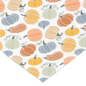 Farbenfrohe Pumpkin Gourd Pattern Kurzer Tischläufer (Ecke)
