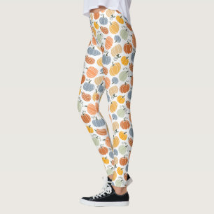 Farbenfrohe Pumpkin Gourd Pattern Leggings