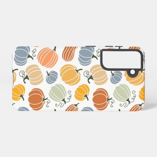 Farbenfrohe Pumpkin Gourd Pattern Samsung Galaxy Hülle (Rückseite (Horizontal))