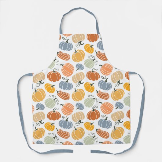 Farbenfrohe Pumpkin Gourd Pattern Schürze (Vorderseite)