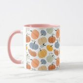 Farbenfrohe Pumpkin Gourd Pattern Tasse (Links)
