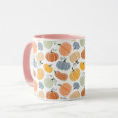 Farbenfrohe Pumpkin Gourd Pattern Tasse (Vorderseite Links)