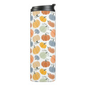 Farbenfrohe Pumpkin Gourd Pattern Thermosbecher (Nach links gedreht)