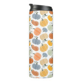 Farbenfrohe Pumpkin Gourd Pattern Thermosbecher (Nach rechts gedreht)