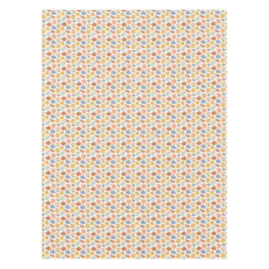 Farbenfrohe Pumpkin Gourd Pattern Tischdecke (Vorderseite)
