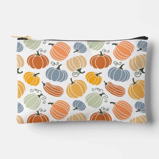 Farbenfrohe Pumpkin Gourd Pattern Zubehörtasche (Vorderseite)