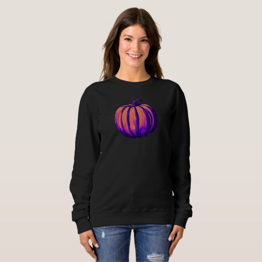 Farbenfrohe Pumpkin Sweatshirt (Vorne ganz)
