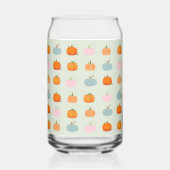 Farbenfrohe Pumpkins Dosenglas (Vorderseite)