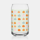 Farbenfrohe Pumpkins Dosenglas (Rückseite)