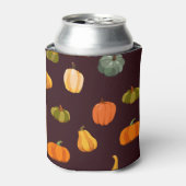 Farbenfrohe Pumpkins: dunkle Herbsteleganz. Dosenkühler (Kanne Vorderseite)