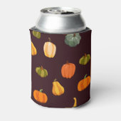 Farbenfrohe Pumpkins: dunkle Herbsteleganz. Dosenkühler (Kanne Rückseite)