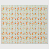 Farbenfrohe Pumpkins Geschenkpapier (Flach)