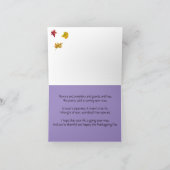 Farbenfrohe Pumpkins Gourds Blume nach Maß Karte (Innenseite)