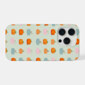 Farbenfrohe Pumpkins iPhone Hülle (Rückseite (Horizontal))