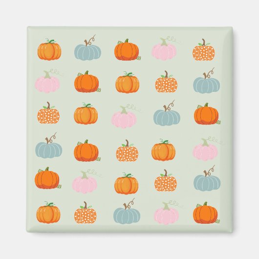 Farbenfrohe Pumpkins Magnet (Vorne)