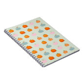 Farbenfrohe Pumpkins Notizblock (Rechte Seite)