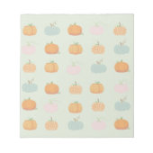Farbenfrohe Pumpkins Notizblock (Vorderseite)