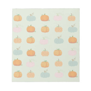 Farbenfrohe Pumpkins Notizblock