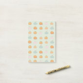 Farbenfrohe Pumpkins Post-it Klebezettel (Auf Schreibtisch)