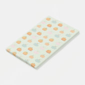 Farbenfrohe Pumpkins Post-it Klebezettel (angewinkelt)