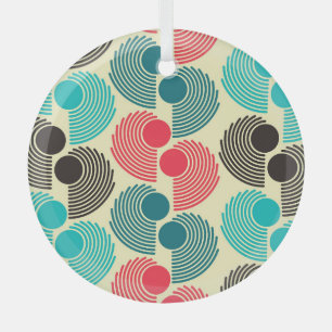 Farbenfrohe Punkte: abstraktes nahtloses Muster. Ornament Aus Glas