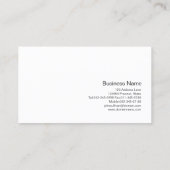 Farbenfrohe Punkte Innenarchitektur Designerkarte Visitenkarte (Rückseite)