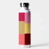 Farbenfrohe Punkte Stilvoll Trinkflasche (Links)