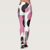 Farbenfrohe Punktmuster Leggings (Rückseite)