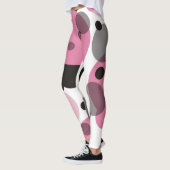 Farbenfrohe Punktmuster Leggings (Links)