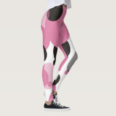 Farbenfrohe Punktmuster Leggings (Rechts)