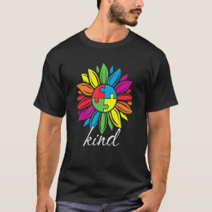 farbenfrohe Puzzleteile Autismus-Bewusstsein Fried T-Shirt