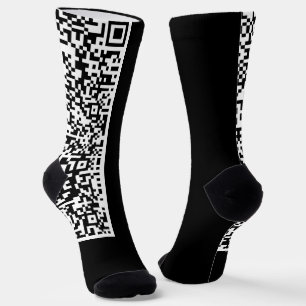 Farbenfrohe QR Code Scan Socks - Farben auswählen Socken
