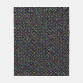 farbenfrohe Quadrate geometrisch einzigartiges Mus Fleecedecke (Vorderseite)