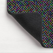 farbenfrohe Quadrate geometrisch einzigartiges Mus Mousepad (Ecke)