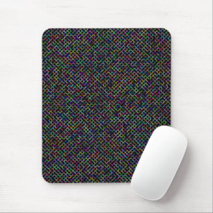 farbenfrohe Quadrate geometrisch einzigartiges Mus Mousepad