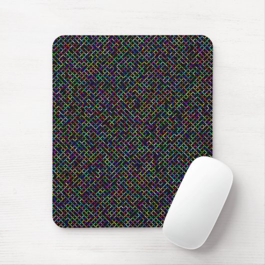 farbenfrohe Quadrate geometrisch einzigartiges Mus Mousepad (Mit Mouse)