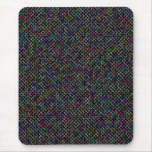 farbenfrohe Quadrate geometrisch einzigartiges Mus Mousepad (Vorne)