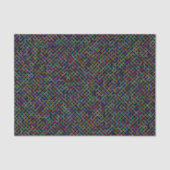 farbenfrohe Quadrate geometrisch einzigartiges Mus Seidenpapier (Vorderseite)