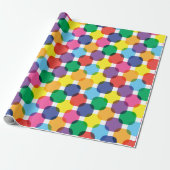 Farbenfrohe Quadrate Geschenkpapier (Ungerollt)