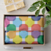 Farbenfrohe Quadrate Seidenpapier (Geschenk)