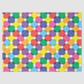 Farbenfrohe Quadrate Seidenpapier (Vorderseite)
