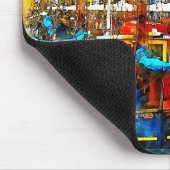 Farbenfrohe Quayside Mousepad (Ecke)
