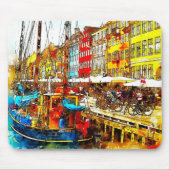 Farbenfrohe Quayside Mousepad (Vorne)