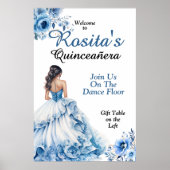 Farbenfrohe Quinceanera Poster (Vorne)
