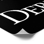 Farbenfrohe Racehorse Derby Party Black Willkommen Poster (Ecke)