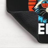 Farbenfrohe Racoon mit Sonnenbrille Racoon Mousepad (Ecke)