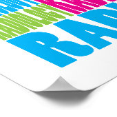 Farbenfrohe Radiologie Poster (Ecke)