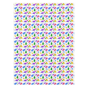 Farbenfrohe Rainbow Acoustic Guitars Tischdecke